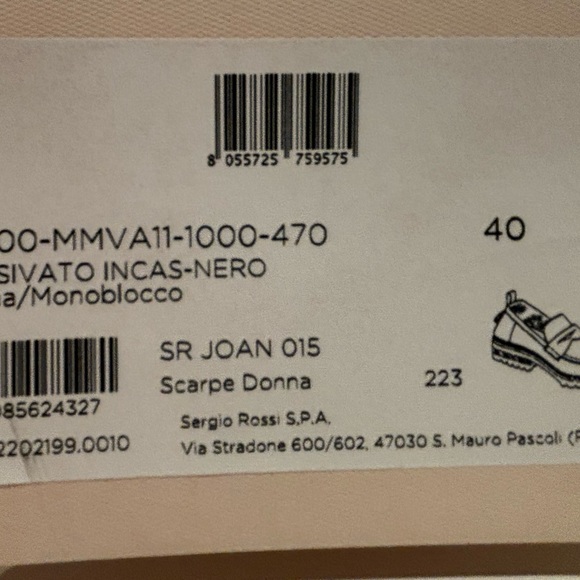 NWB Sergio Rossi Beautiful Loafers SIZE 40 - Picture 14 of 16